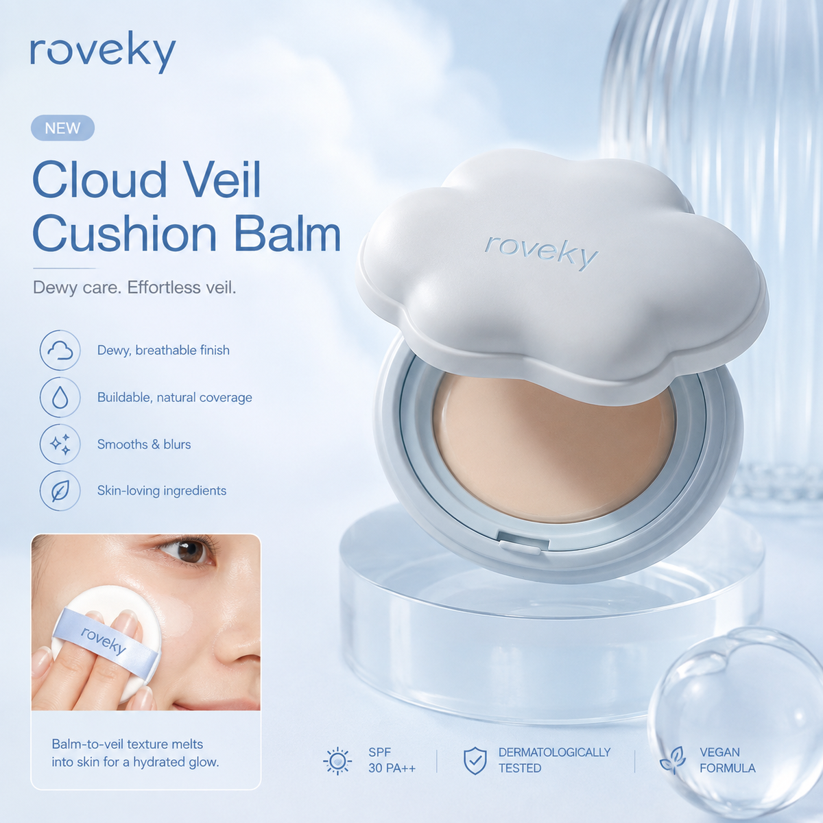 roveky™ Cloud Veil Cushion Balm