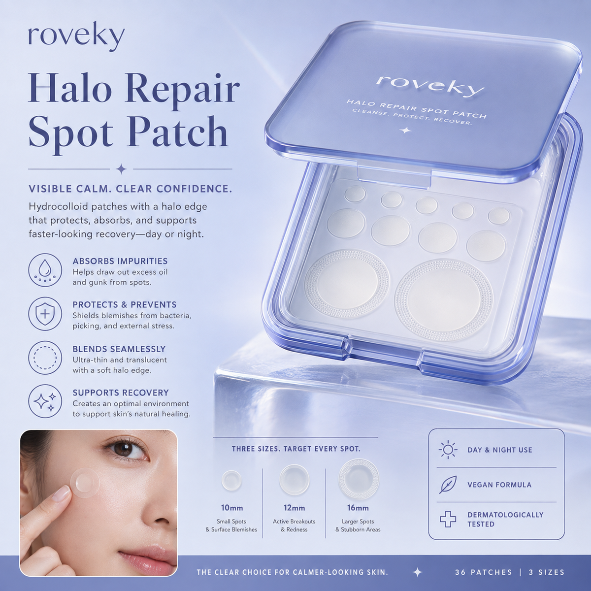 roveky™ Halo Repair Spot Patch