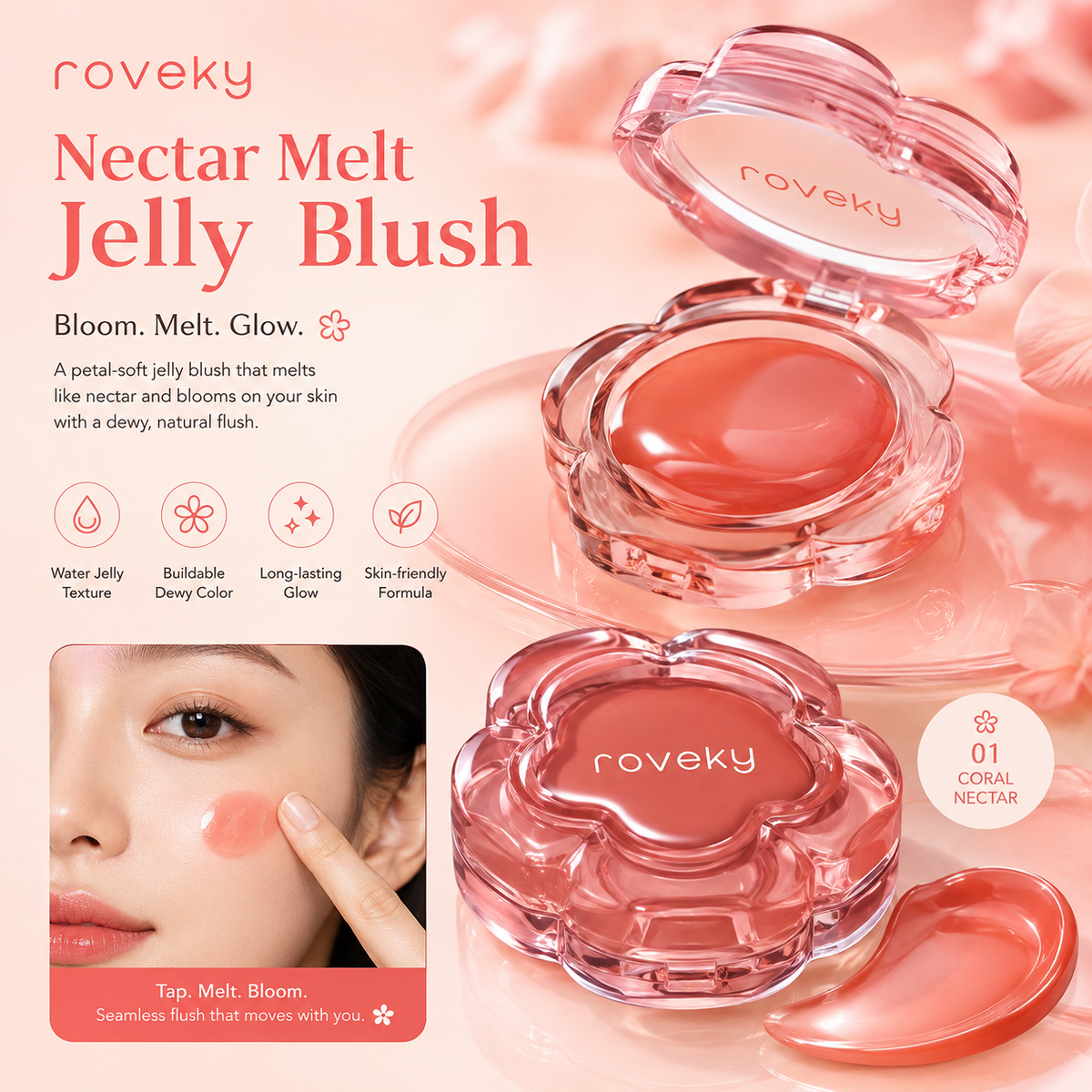 roveky™ Nectar Melt Jelly Blush