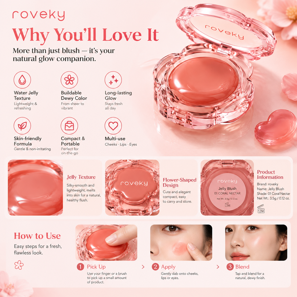 roveky™ Nectar Melt Jelly Blush