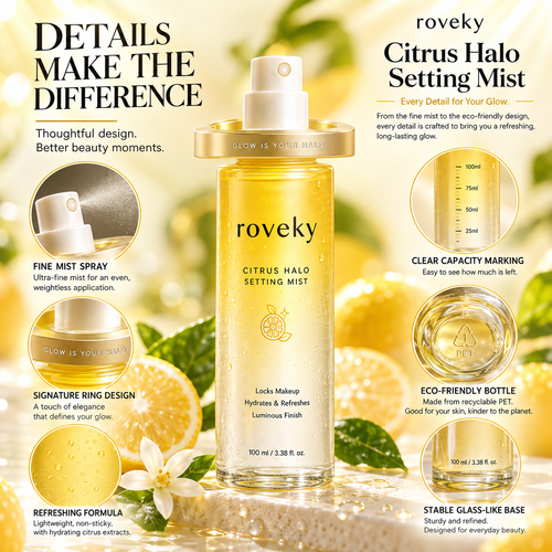 roveky™ Citrus Halo Setting Mist